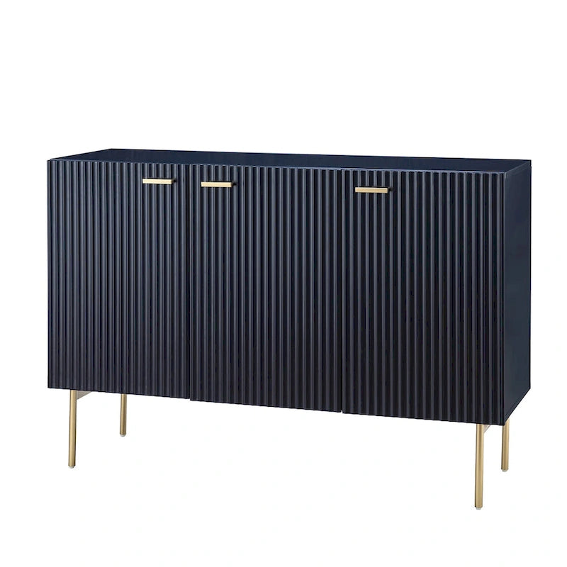 Anthedon Multifunctional 47 Buffet Sideboard Cabinet with 3 Doors by HULALA HOME