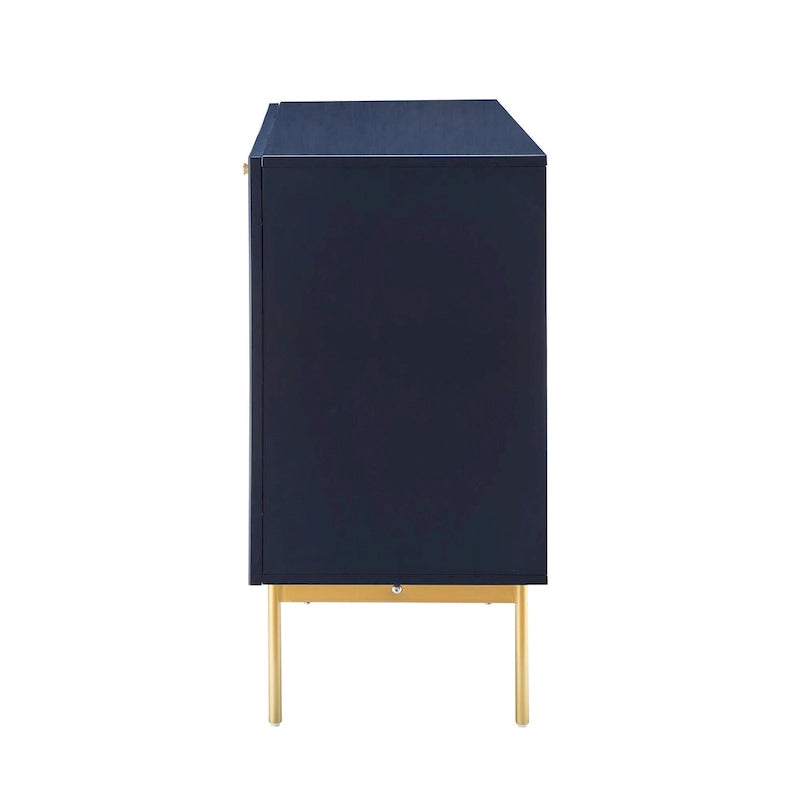 Anthedon Multifunctional 47 Buffet Sideboard Cabinet with 3 Doors by HULALA HOME