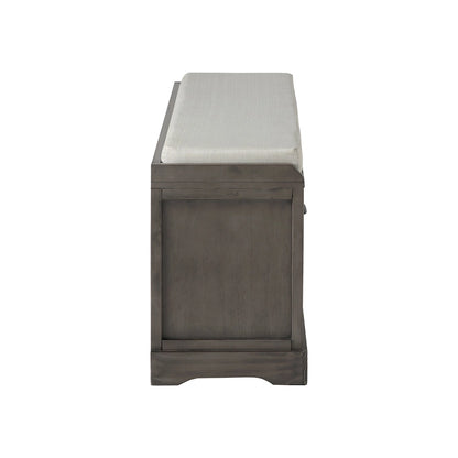 homes collection wood storage bench