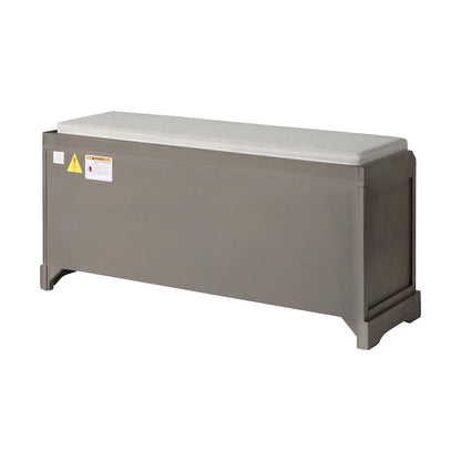 homes collection wood storage bench