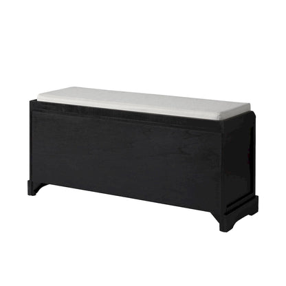 homes collection wood storage bench