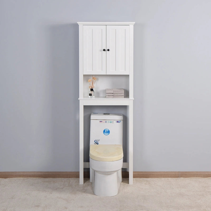 Bathroom Wooden Storage Cabinet Over-The-Toilet
