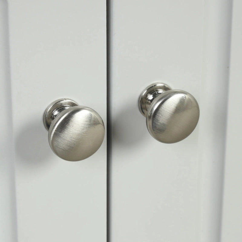 Grey Triangle Bathroom Storage Cabinet with Adjustable Shelves