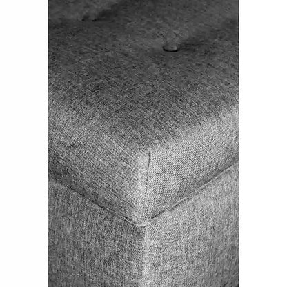 Brooke 10-button Tufted Upholstered Long Storage Bench Ottoman