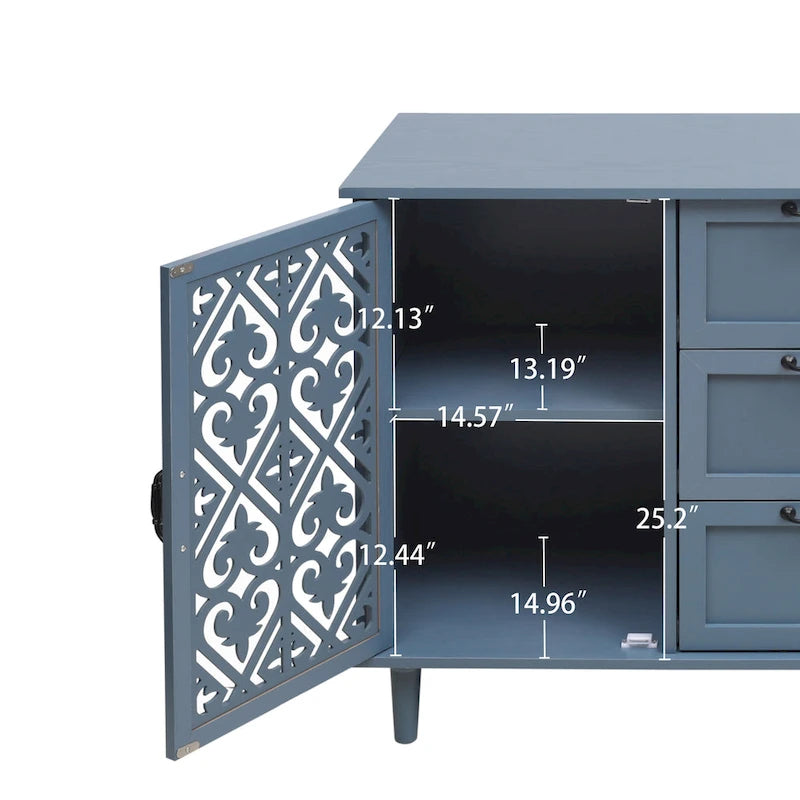 2 Door 3 Drawer Cabinet