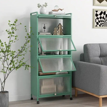 5-Tier Kitchen Baker's Rack with Flip-up PC Doors - 23.5 x 12.5 x 60.5 (L x W x H)