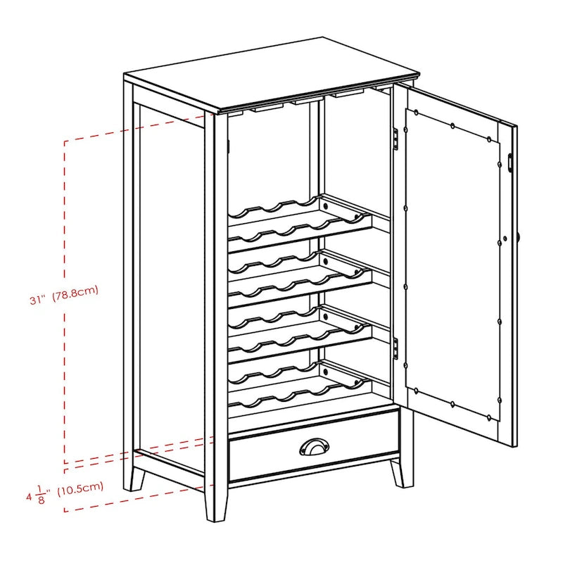 Bordeaux Wine Cabinet, Espesso