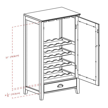 Bordeaux Wine Cabinet, Espesso