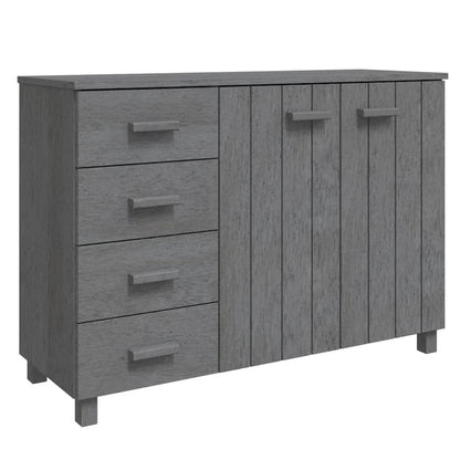 vidaXL Sideboard Buffet Console Cabinet for Kitchen HAMAR Solid Wood Pine - 44.5 x 15.7 x 31.5