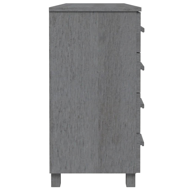 vidaXL Sideboard Buffet Console Cabinet for Kitchen HAMAR Solid Wood Pine - 44.5 x 15.7 x 31.5