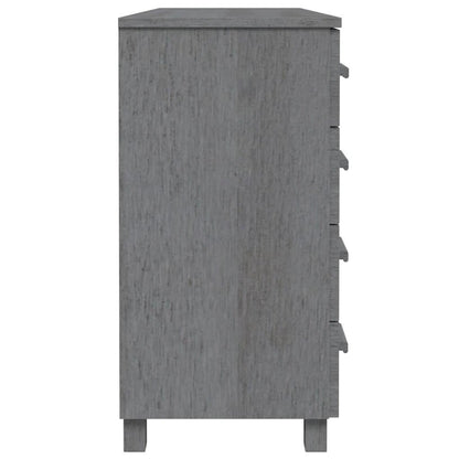 vidaXL Sideboard Buffet Console Cabinet for Kitchen HAMAR Solid Wood Pine - 44.5 x 15.7 x 31.5