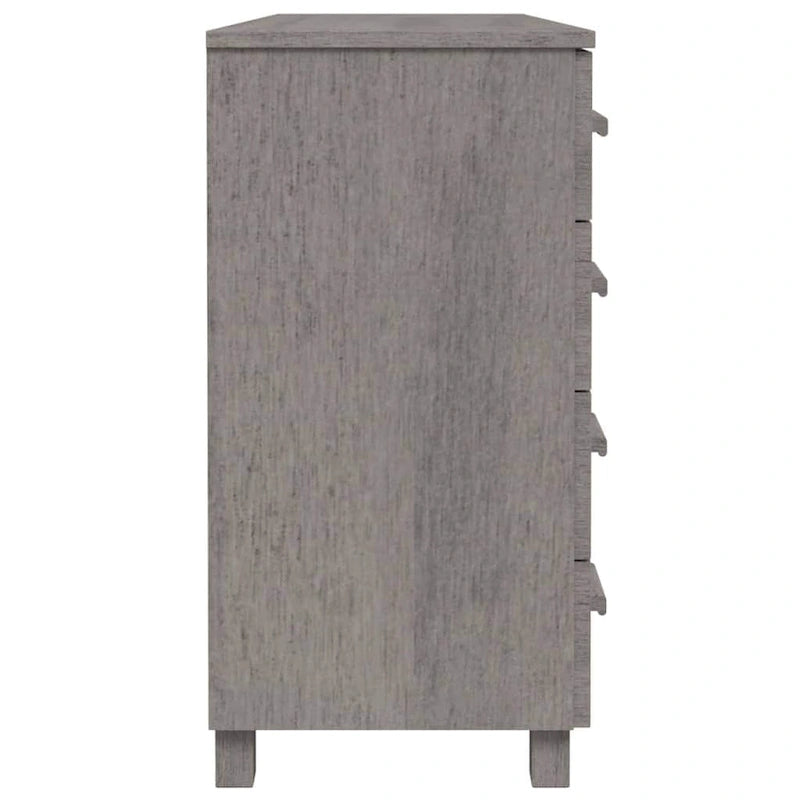 vidaXL Sideboard Buffet Console Cabinet for Kitchen HAMAR Solid Wood Pine - 44.5 x 15.7 x 31.5