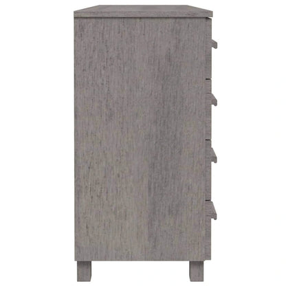 vidaXL Sideboard Buffet Console Cabinet for Kitchen HAMAR Solid Wood Pine - 44.5 x 15.7 x 31.5