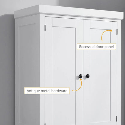 72 Freestanding Kitchen Pantry Cabinet, Tall Storage Cabinet with 2 Door Cupboards, 2 Drawers and Adjustable Shelves