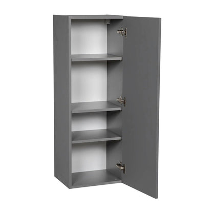 15 x 42 Wall Cabinet-Single Door-Grey - 15 x 42 x 12