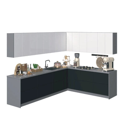 Kitchen Culinary Collection Black Color Base Size 10Ft Wide - 94x120