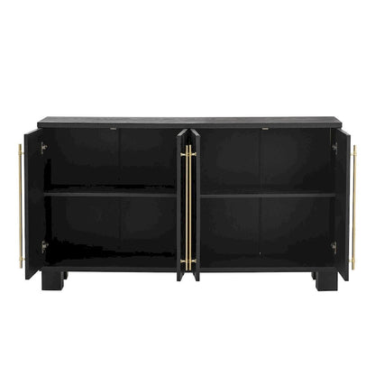 Wood Traditional Style Sideboard