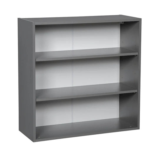 30 x 30 Wall Cabinet-Double Door-Grey - 30 x 30 x 12