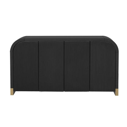 59.8W 4-door Cabinet with Adjustable Shelves - N/A