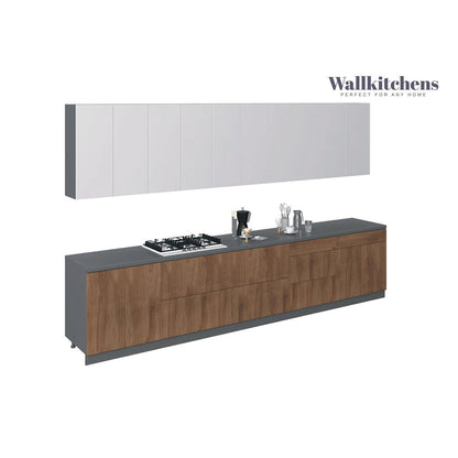 Kitchen Signature Collection Natural Teak & Black Color Base Size 13Ft Wide - 153x24