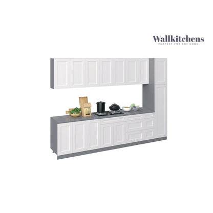 Kitchen Metropolitan Collection White Matte Color Base Size 11Ft Wide - 132x24