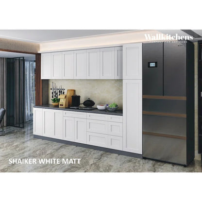 Kitchen Metropolitan Collection White Matte Color Base Size 11Ft Wide - 132x24