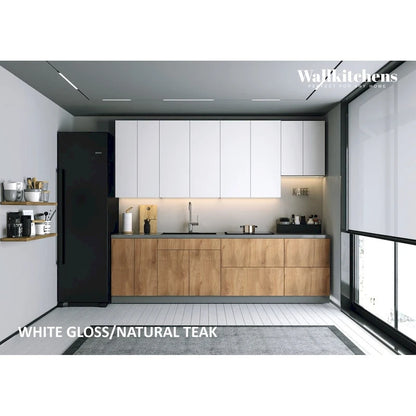 Kitchen Contemporary Collection Natural Teak Color Base Size 9.5Ft Wide - 114x24