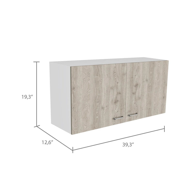 Napoles Wall Cabinet, Two Shelves, Double Door
