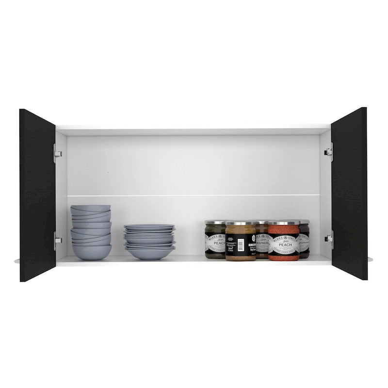 Napoles Wall Cabinet, Two Shelves, Double Door