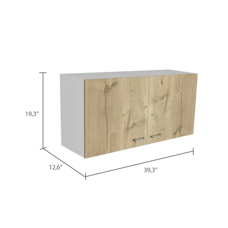 Napoles Wall Cabinet, Two Shelves, Double Door
