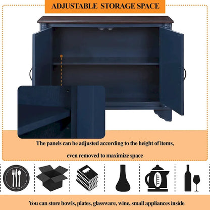 40Console Table with Storage Shelf,Retro Entryway Table with Adjustable Storage Shelf,Sofa Couch Table for Hallway