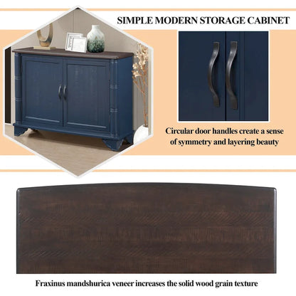40Console Table with Storage Shelf,Retro Entryway Table with Adjustable Storage Shelf,Sofa Couch Table for Hallway