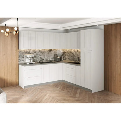 Kitchen Urban Collection White Matte Color Base Size 8x8Ft Wide - 96x96