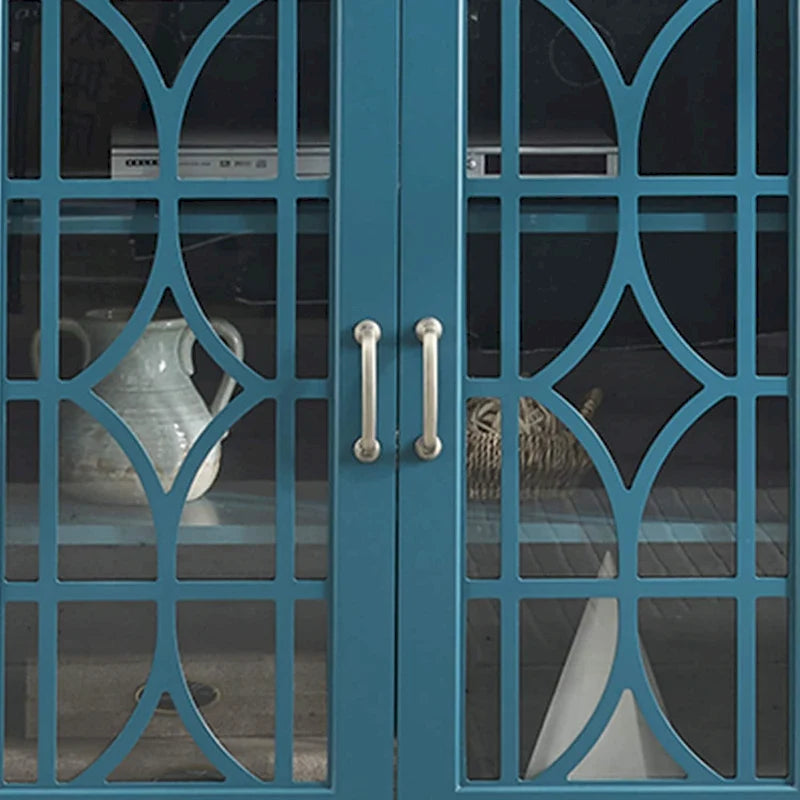 Wooden TV Stand, Sideboard Buffet, Storage Cabinet with 4 Doors