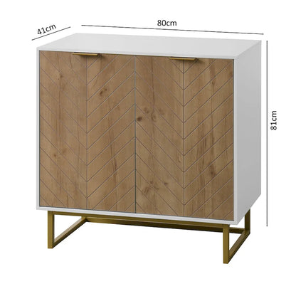 Storage Sideboard Buffet Cabinet with 2 Doors