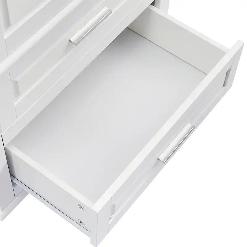 Tall Storage Cabinet with Three Drawers