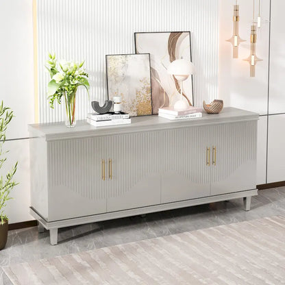 70.07Large Size 4-Door Cabinet, Same as Living Room, Kitchen, Bedroom, Hallway
