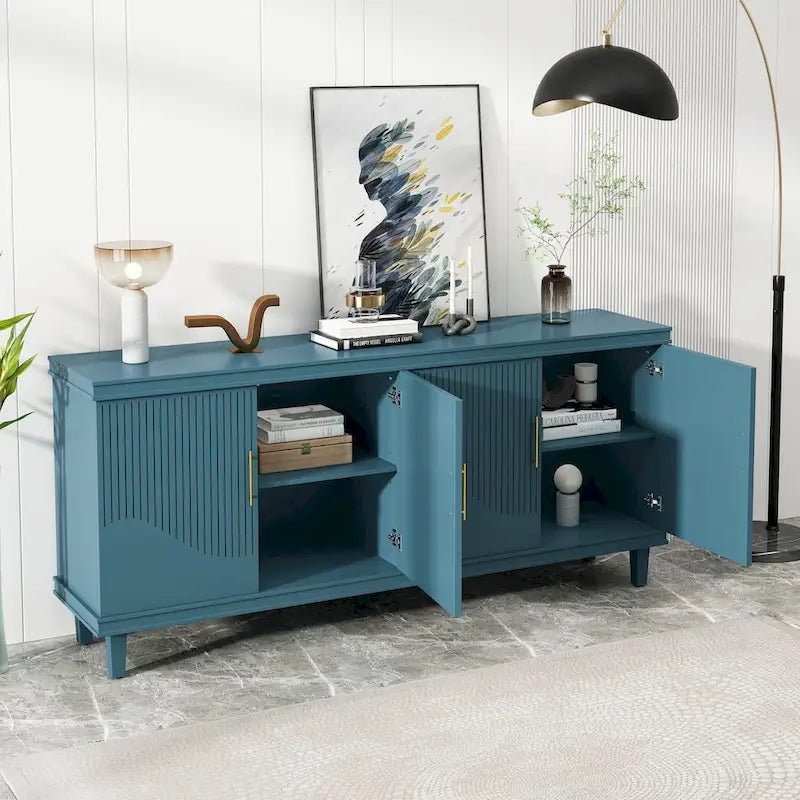 70.07Large Size 4-Door Cabinet, Same as Living Room, Kitchen, Bedroom, Hallway