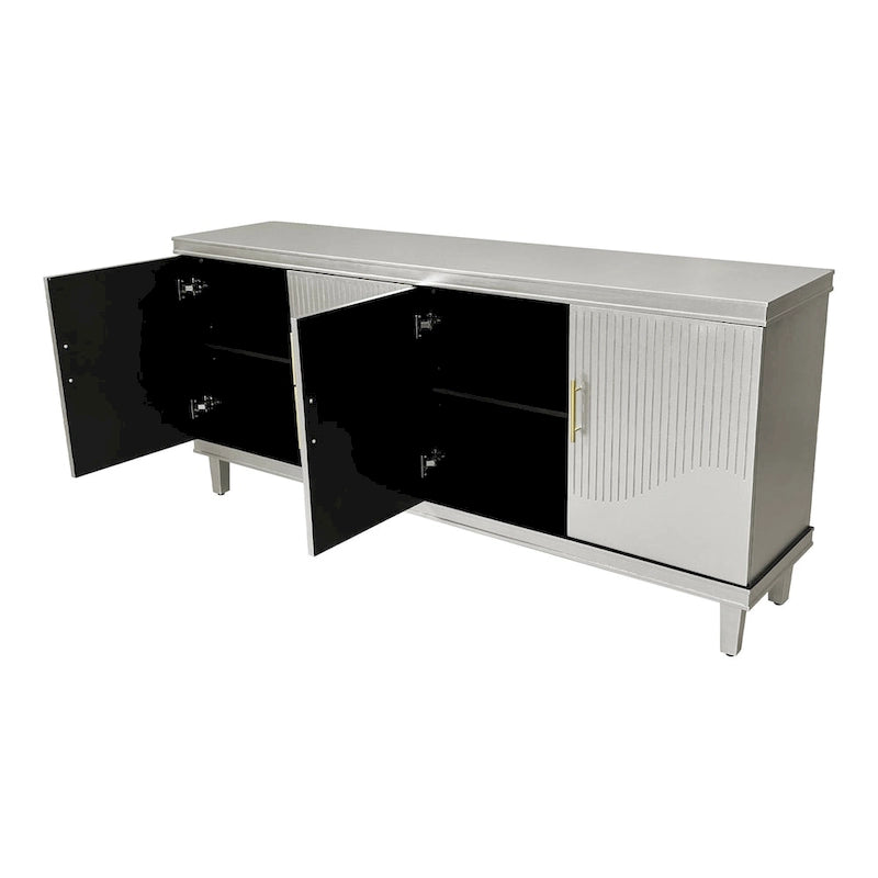 70.07Large Size 4-Door Cabinet, Same as Living Room, Kitchen, Bedroom, Hallway