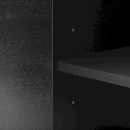 55 Sideboard Storage Cabinet with Adjustable Shelves, Glossy Finish