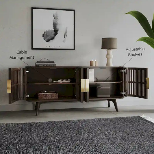 Studio London Sierra Mid Century Sideboard Buffet, FSC Certified