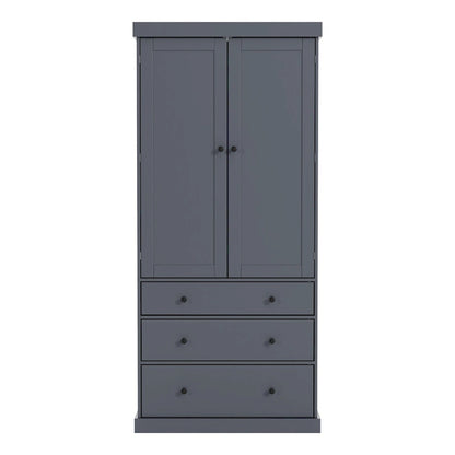 77inch Kitchen Pantry, Freestanding Tall Cupboard Storage Cabinet with 3 Adjustable Shelves,8 Door Shelves,3 Drawers for Kitchen