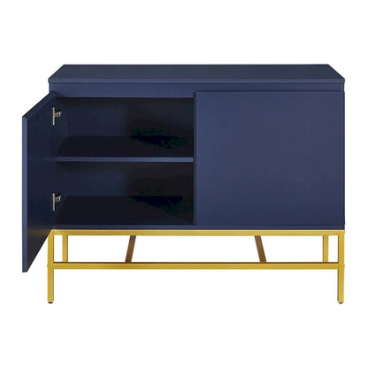 Two Door Sideboard with Gold Metal Legs