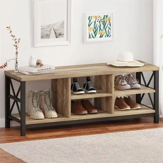 Shoe Bench Entryway - 14.17D x 47.24W x 18.11H