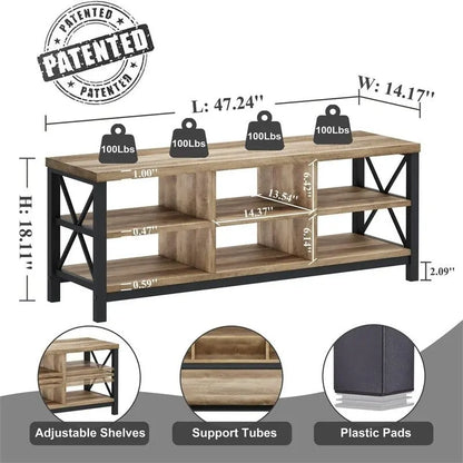 Shoe Bench Entryway - 14.17D x 47.24W x 18.11H