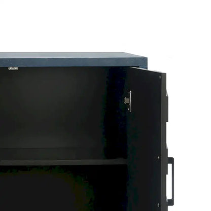 Modern Vintage Wooden Storage Dining Sideboard with Two Cabinets