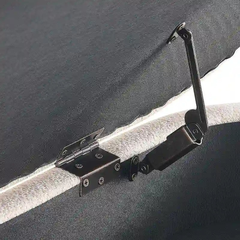 Modern Oval Storage Bench with Wood Legs