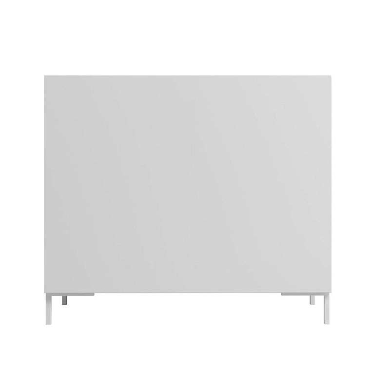 Manhattan Comfort Mid-Century Modern Bogardus Accent Cabinet Set of 2