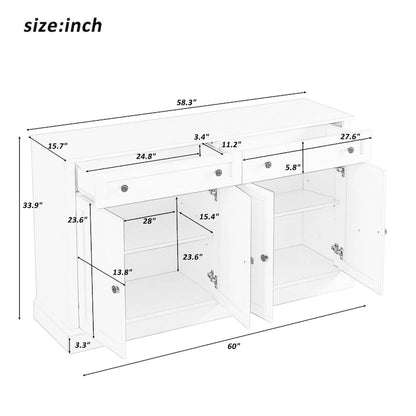 Buffet Cabinet with 2 Drawers