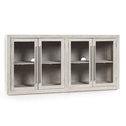 Classic Home Bradley Four Door Sideboard in Whitewash